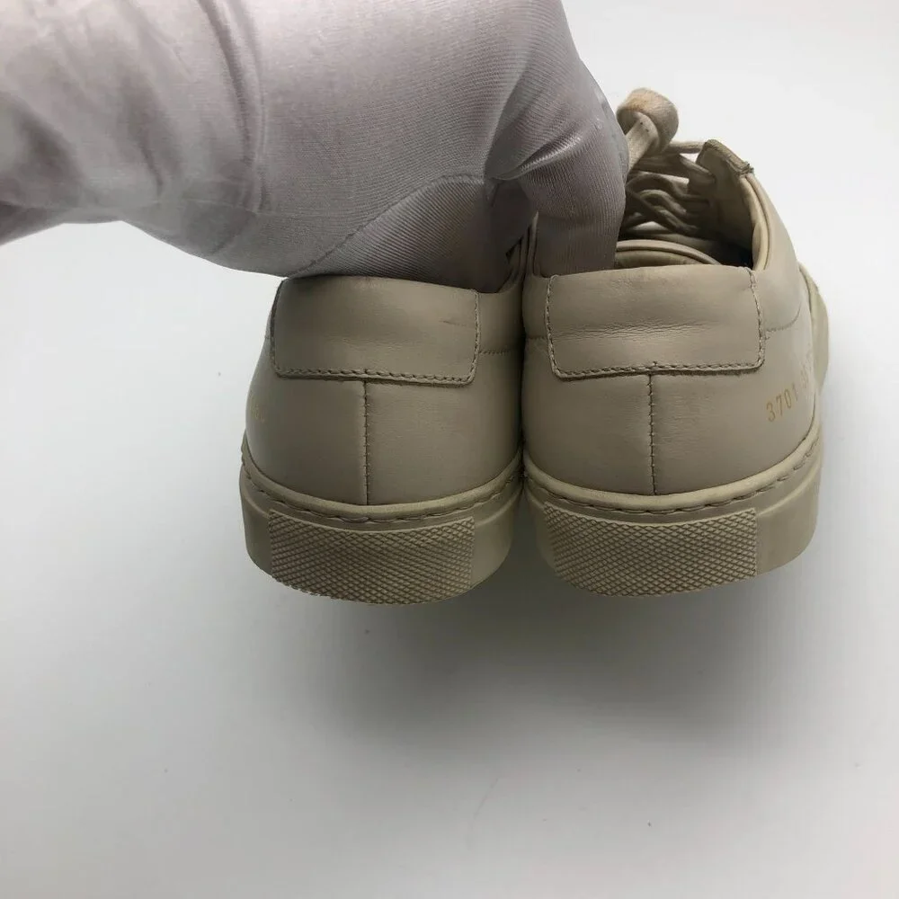 Woman By Common Projects Achilles Leather Sneakers EU‎ 36 US 6 Beige Cream Low